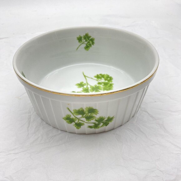 Andrea By Sadek Cookware Set Parsley  7 3/8 & 6” Souffle Casserole Oven To Table - Picture 12 of 16